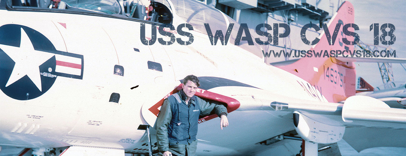 Jim Haas USS WASP Navy Jet